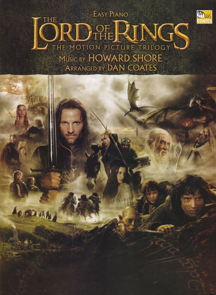 Noten Klavier Herr der Ringe Lord of the Rings SHORE HOWARD COATES DAN AFM 0408