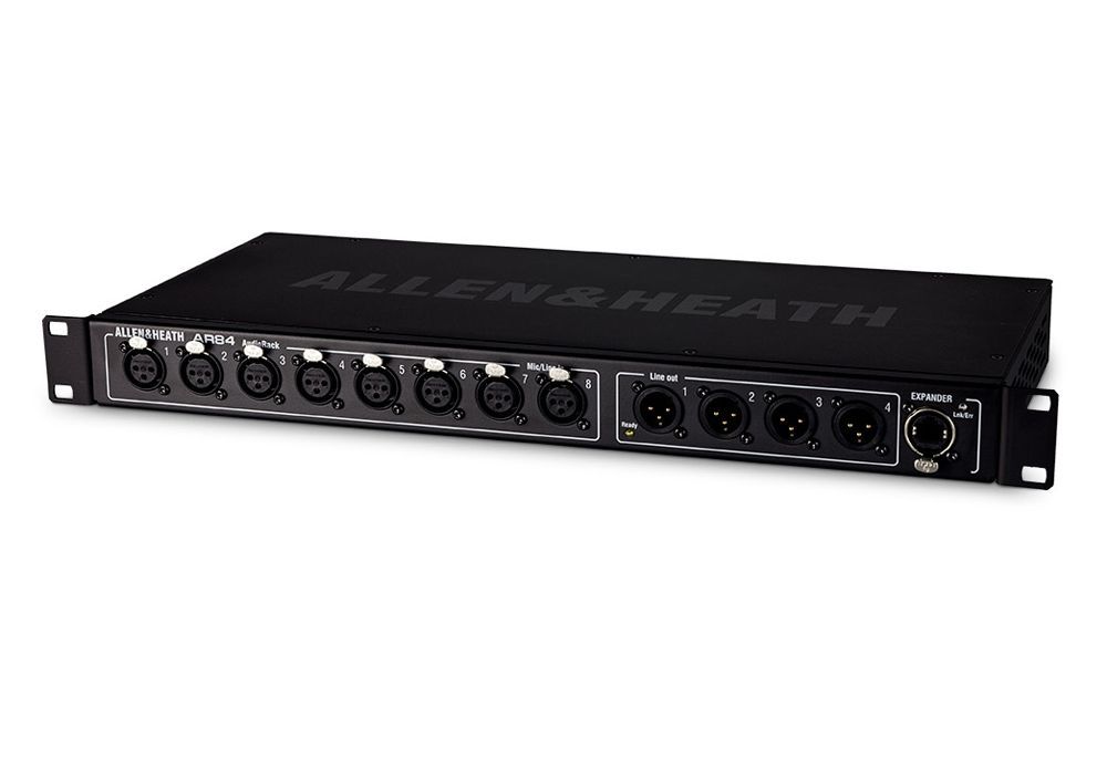 Allen & Heath AR84 Audiorack 8 Kanal Stagebox für GLD und QU Digitalmixer 