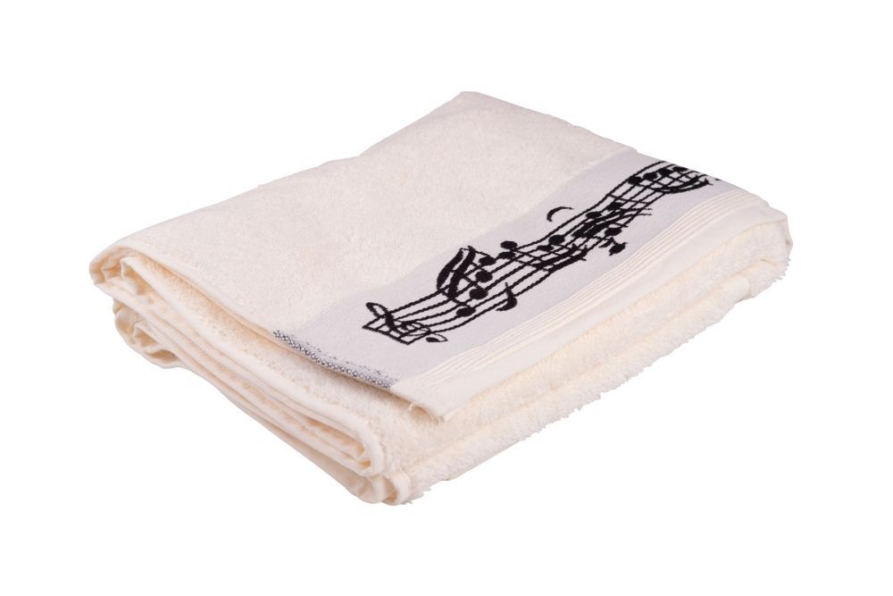 Duschtuch mit Notenaufdruck Geschenke für Musiker Aufdruck _00009945_