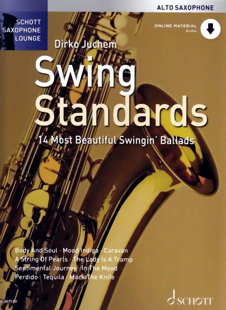 Noten SWING STANDARDS Juchem Dirko incl. download playback Altsax ED 20753D