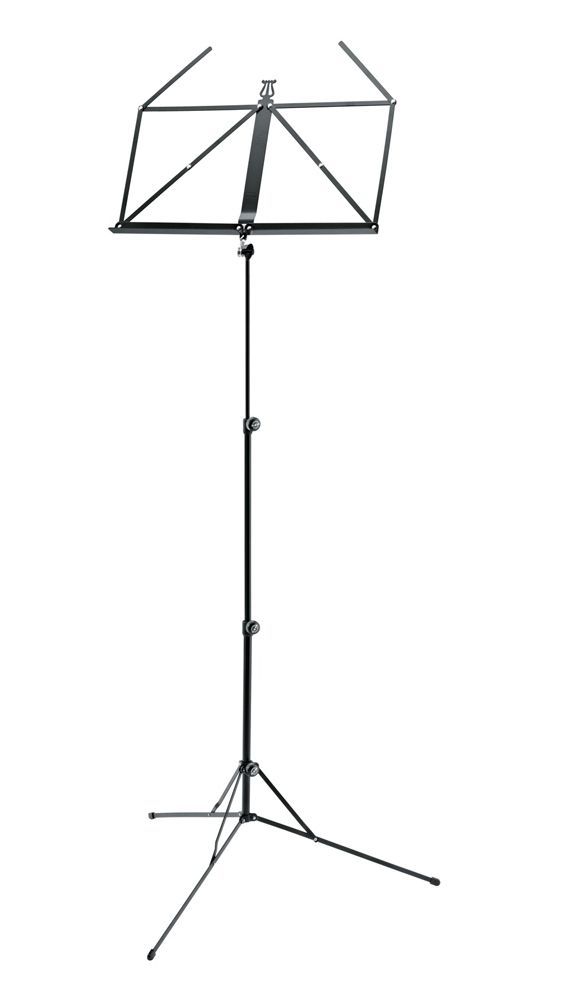 K&M 101 Notenpult neues Modell Notenständer 10100 schwarz, Höhe 650-1225mm_00029183_