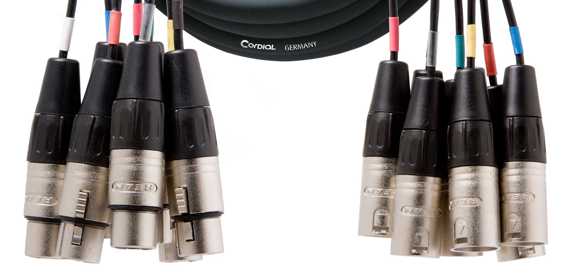 Cordial CML 8-0 FM 3 C 8x XLR female  8x XLR male 3 m, Audio-Multitrack_00050895_