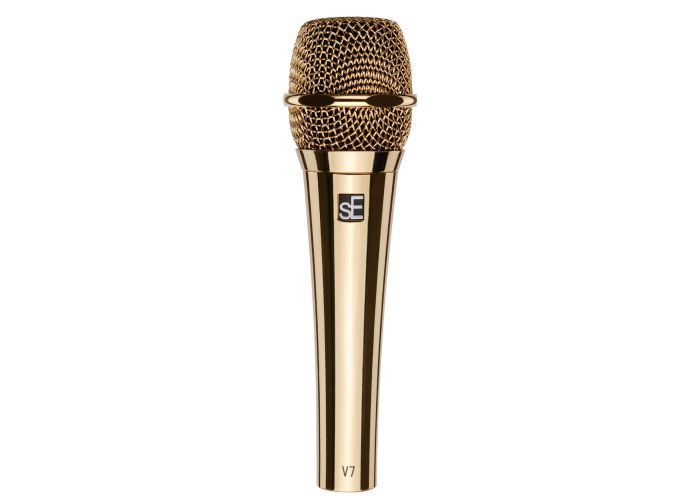 SE Electronics V7 Gold Gesangsmikrofon, dynamisch, Superniere