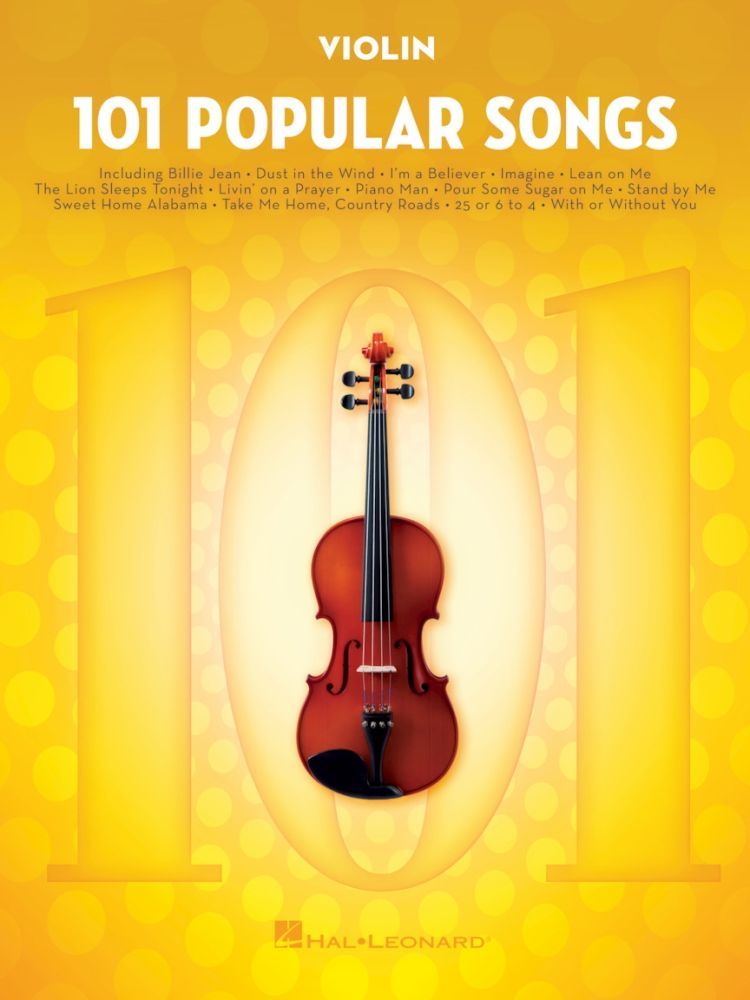 Noten 101 popular songs Violine Geige HL0224729 Moderne Lieder_00049668_