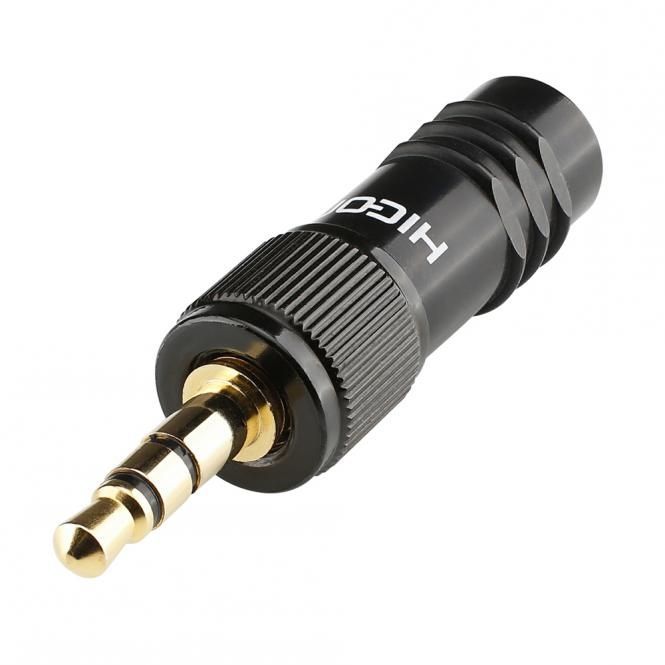 Hicon HIJ35S-SCREW-M 3,5mm Klinkenstecker stereo mit Überwurfmutter_00033434_