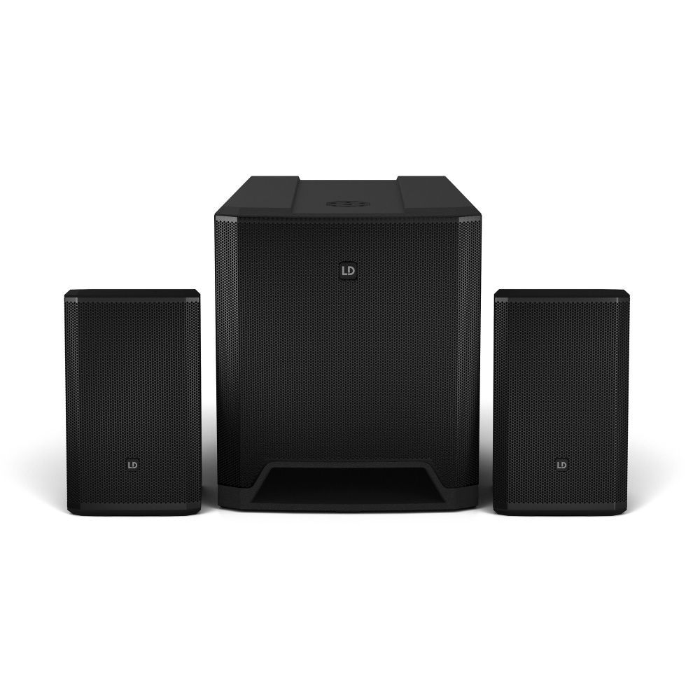 LD Systems DAVE 18 G4X Kompaktes 2.1 PA-System aktiv mit Bluetooth