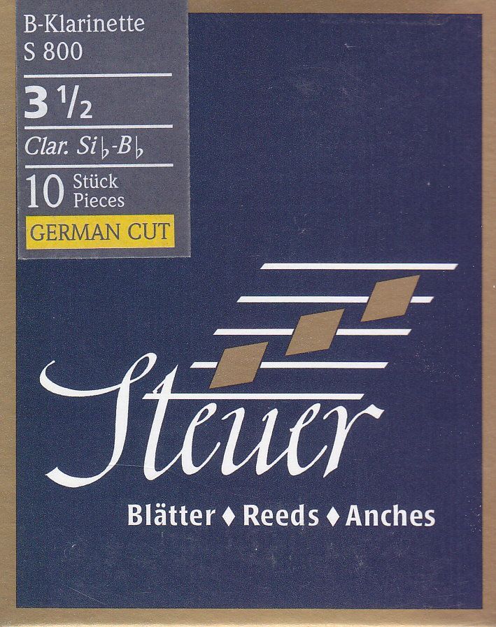 Steuer Blatt S-800 3,5 B-Klarinette deutsch Blue Line 