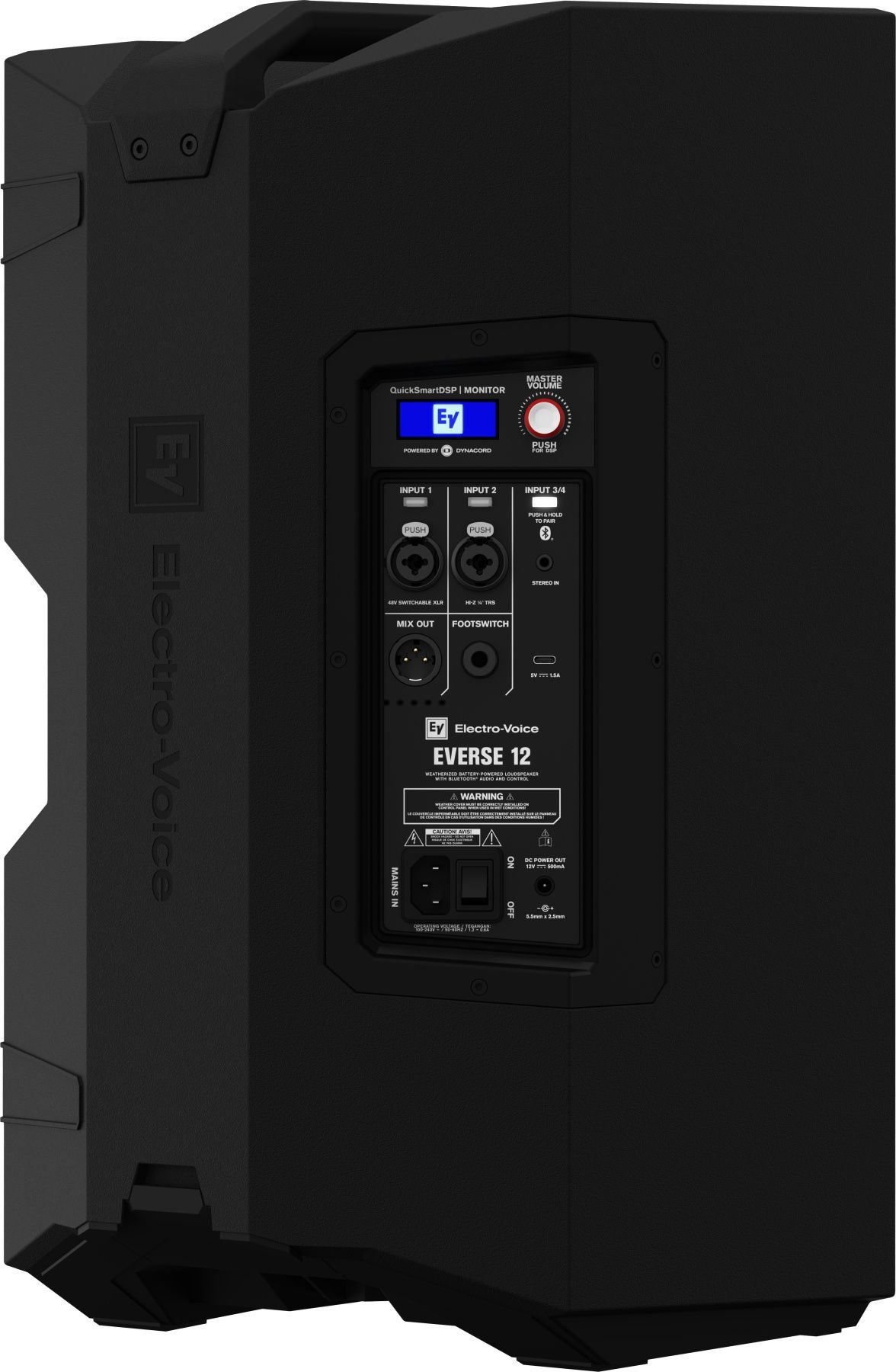 Electro Voice EV Everse 12 Aktive Fullrange Lautsprecherbox mit Akku_00052607_