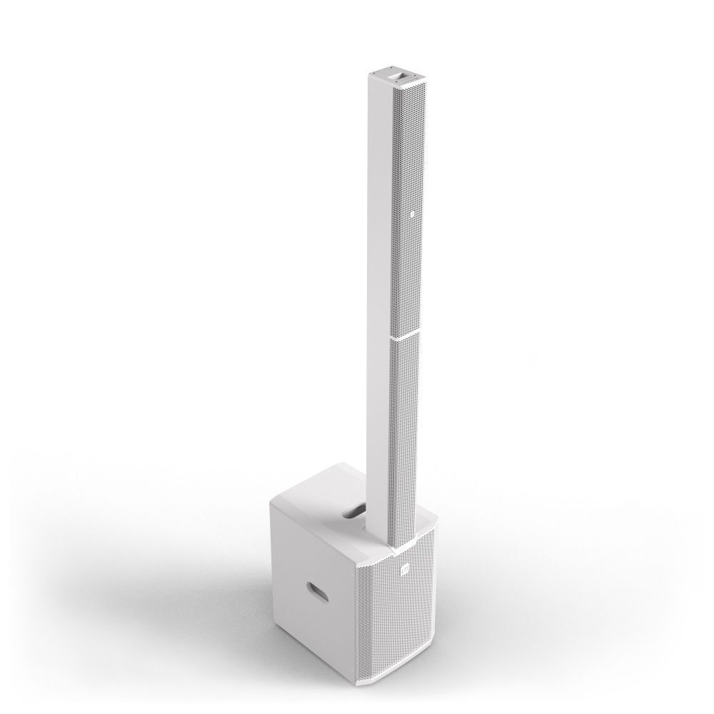 LD Systems Maui 28 G3 White Kompaktes Säulensystem mit Mixer und Bluetooth Weiß