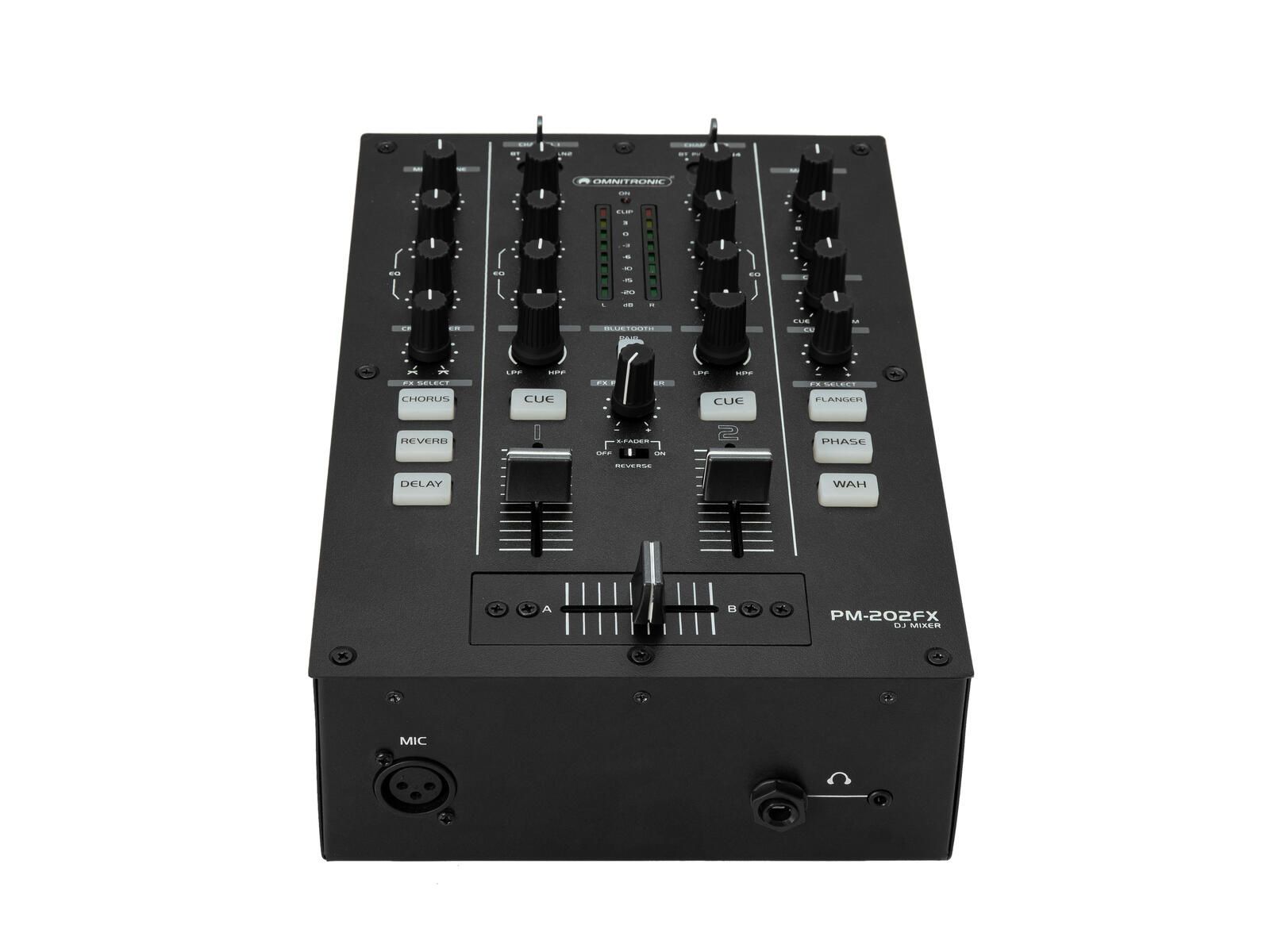 OMNITRONIC PM-202FX 2-Kanal-DJ-Mixer mit Filter, FX und Bluetooth_00054678_