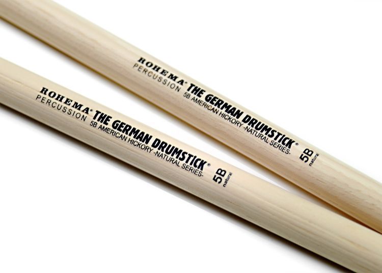 Rohema 5B Natural Hickory Drumsticks 61324 2U