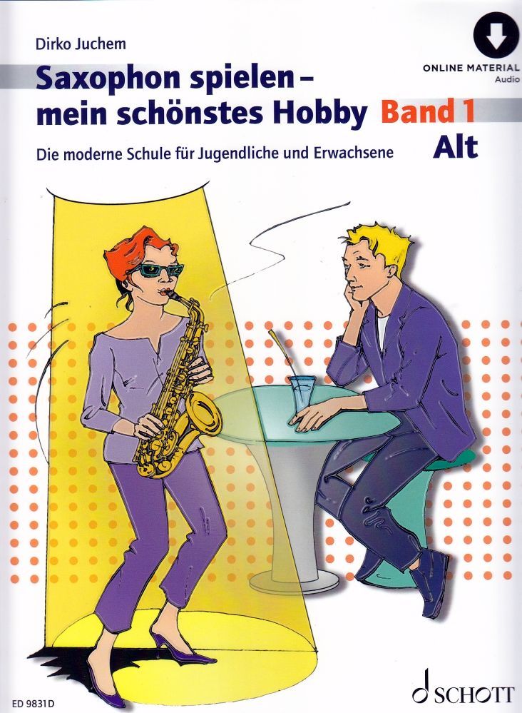 Noten Alt Saxophon spielen mein schönstes Hobby Band 1 (+Online Audio) ED 9831D _00050632_