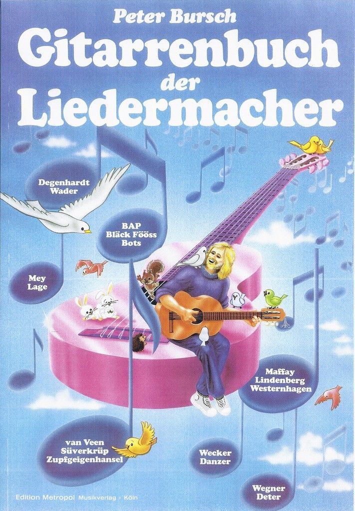 Noten Gitarrenbuch der Liedermacher EMB 818 Peter Bursch 