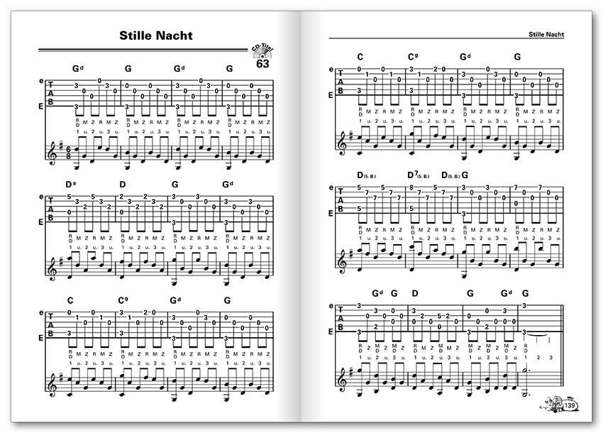 Noten Weihnachtsliederbuch Peter Bursch Voggenreiter incl. CD0303