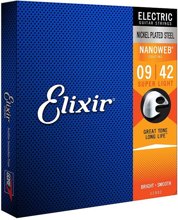 Elixir E Gitarren Saiten Nanoweb 9 42  - Onlineshop Musikhaus Markstein