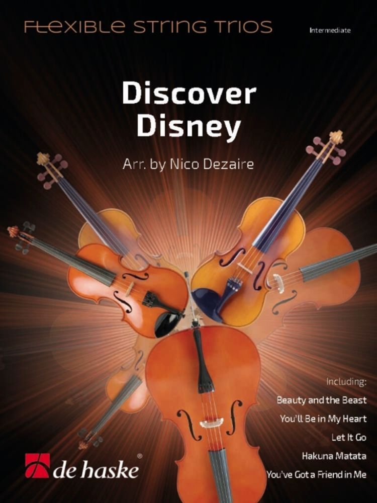 Noten Discover Disney Streicher-Trio 1./2. Violine, (Viola), Violoncello 