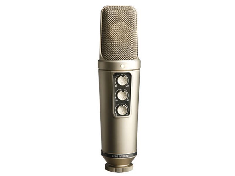 RODE NT 2000 Studio Mikrofon inkl. SM2 Mikrofonspinne, Großmembran-Microphone
