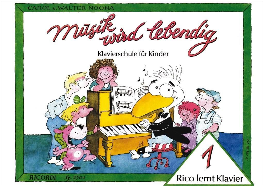 Schule Musik wird lebendig 1  Klavierschule Noona Ricordi Verlag SY2501 Piano_00005274_