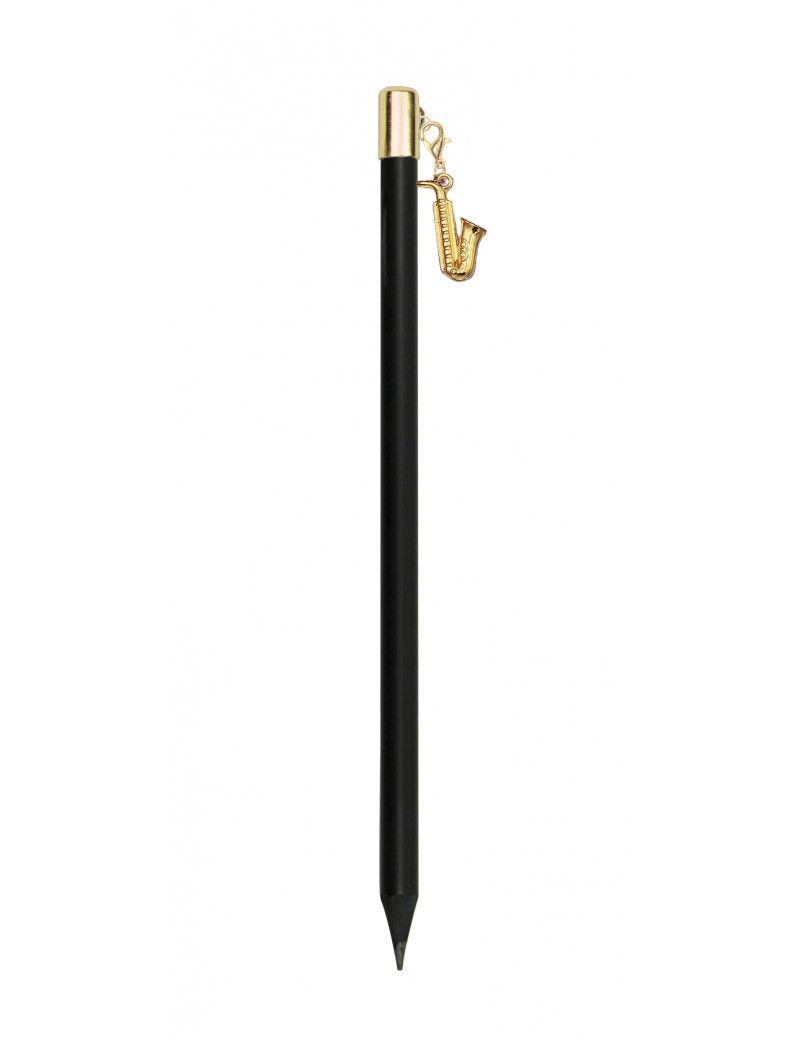Bleistift mit Saxophon-Anhänger ideal als Geschenk / gift_00052617_