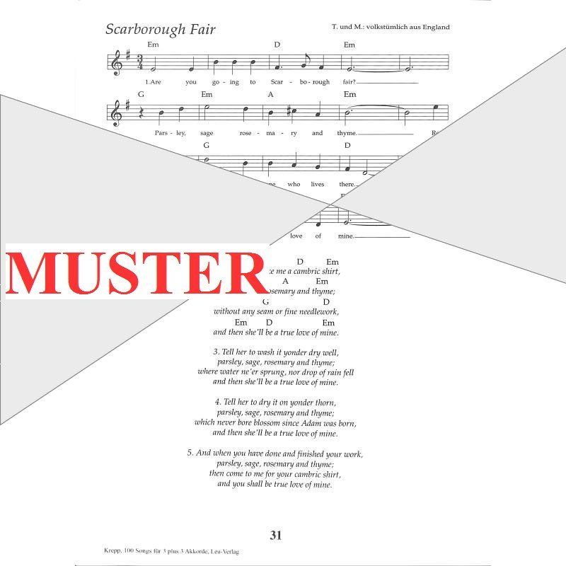 Noten 100 SONGS FÜR 3 PLUS 3 AKKORDE LEU Verlag LEU 29-1 Noten 100 SONGS FÜR 3 PLUS 3 AKKORDE LEU Verlag LEU 29-1