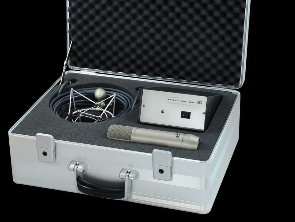 Microtech Gefell M 92.1 S Röhren Studiomikrofon, Großmembranmikrofon mit Spinne