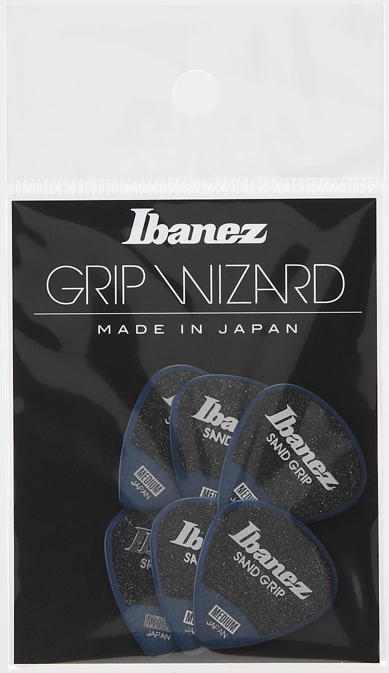 Ibanez PPA16MSG-DB 0,8mm Flat Pick Sand Grip 6er Pack_00040738_