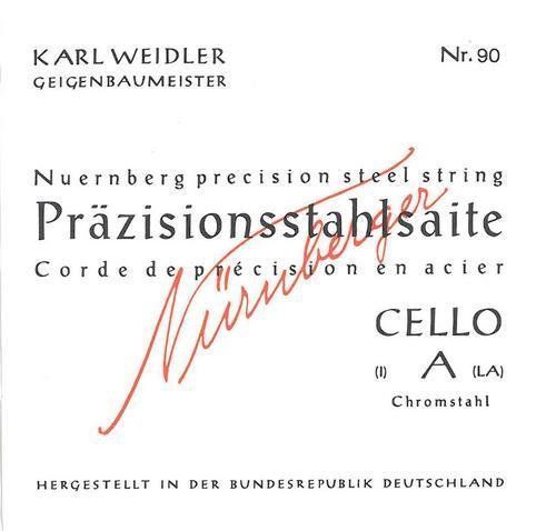 4046662091907 - Karl Weidler Saiten Cello 4 4 Stahl Satz Nr 93 mittel 4046662091907 - Karl Weidler Saiten Cello 4 4 Stahl Satz Nr 93 mittel