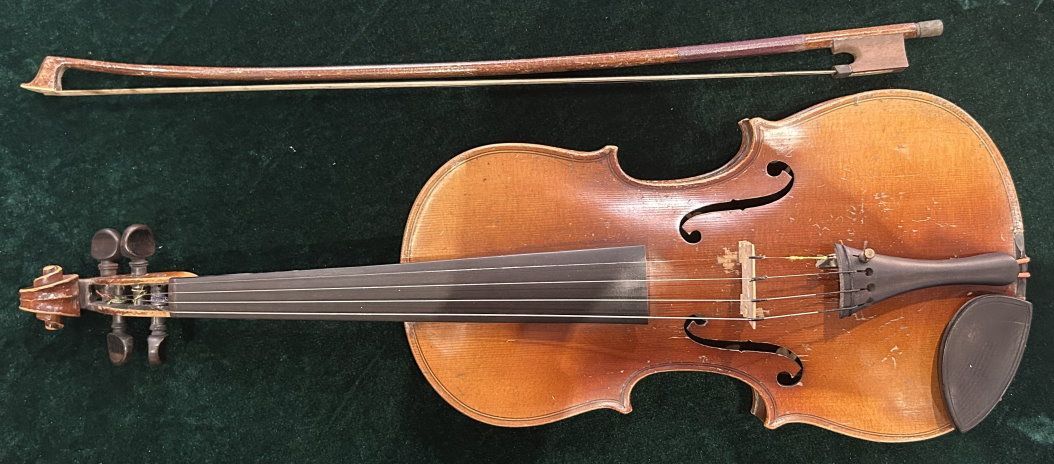 Violine Geige 3/4 sächsisch - böhmische Fabrikation ca. 1940 - 1950