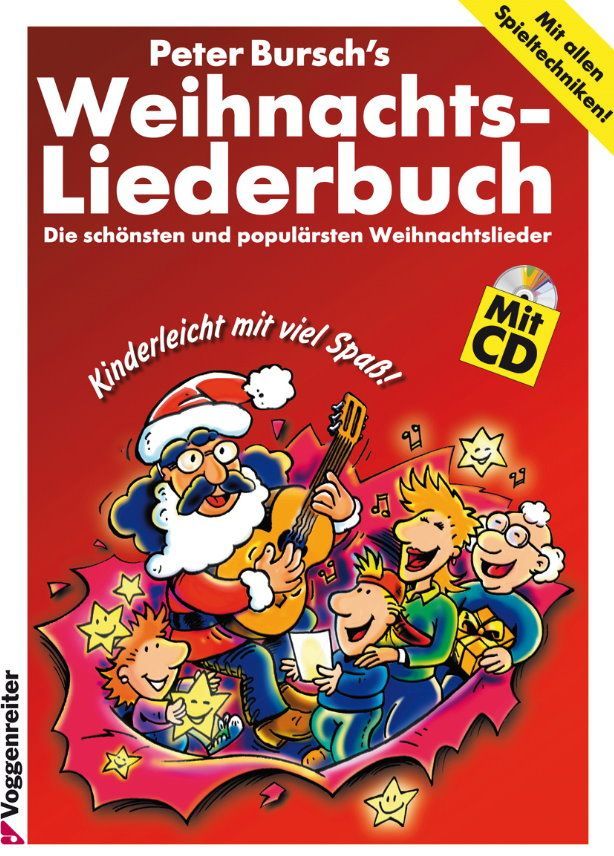 Noten Weihnachtsliederbuch Peter Bursch Voggenreiter incl. CD 0303