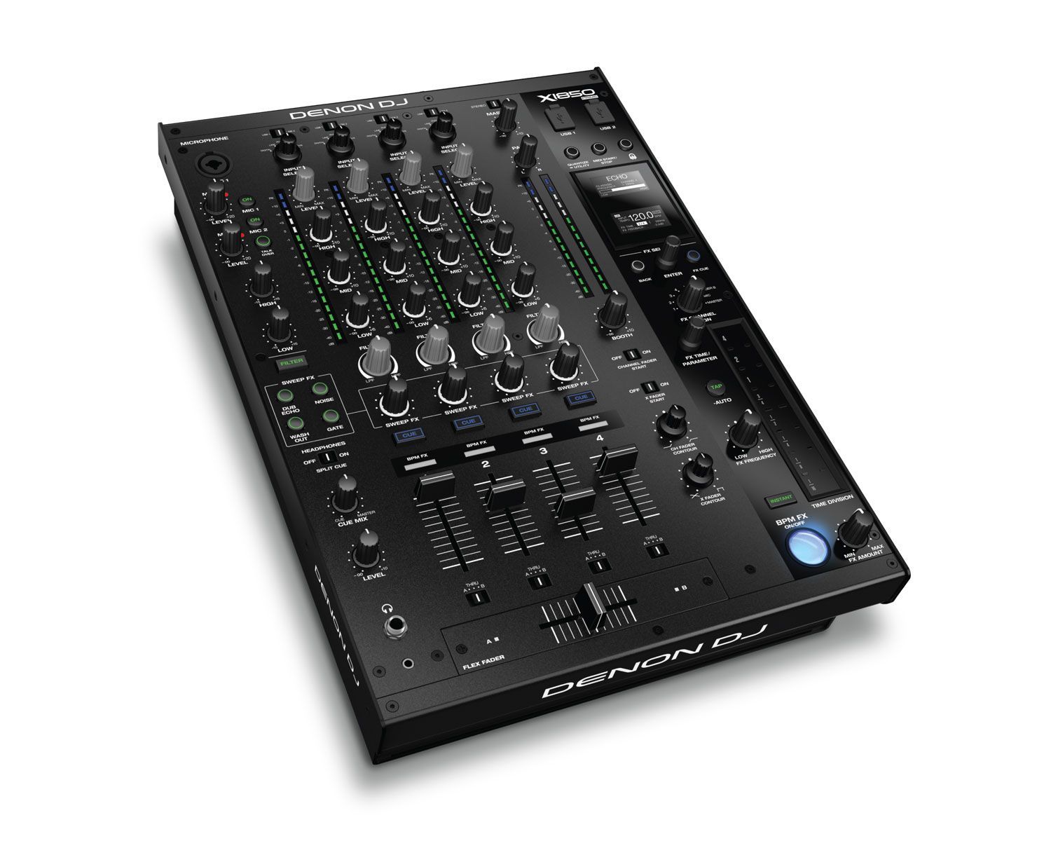 Denon DJ X1850 Prime Digitaler 4-Kanal DJ Club Mixer