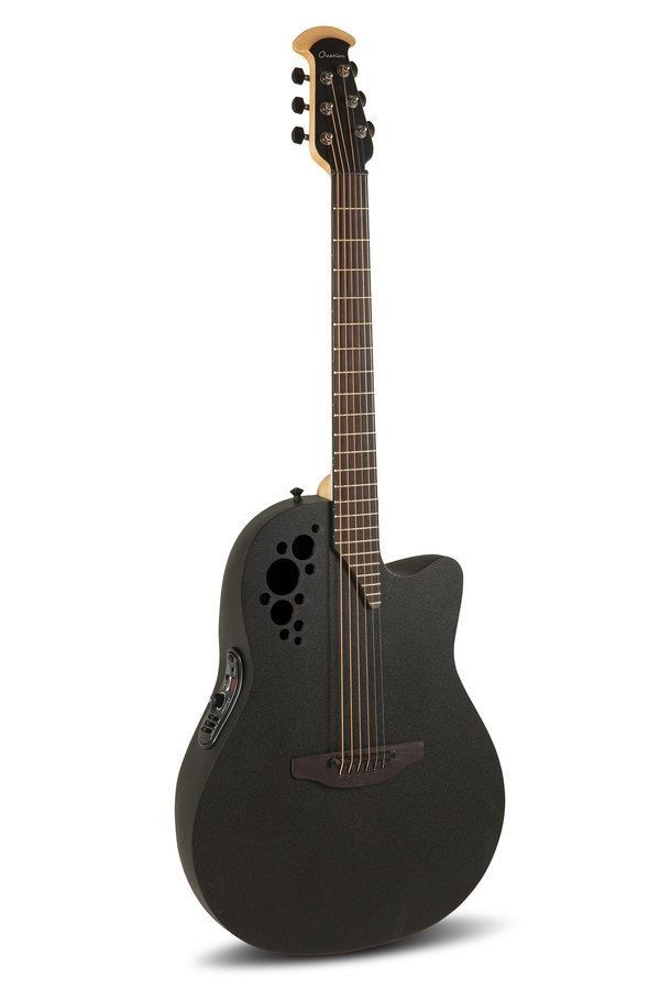 Ovation 1778 TX-5 Elite Westerngitarre, PickUp/ PreAmp-System, Fichte schwarz 