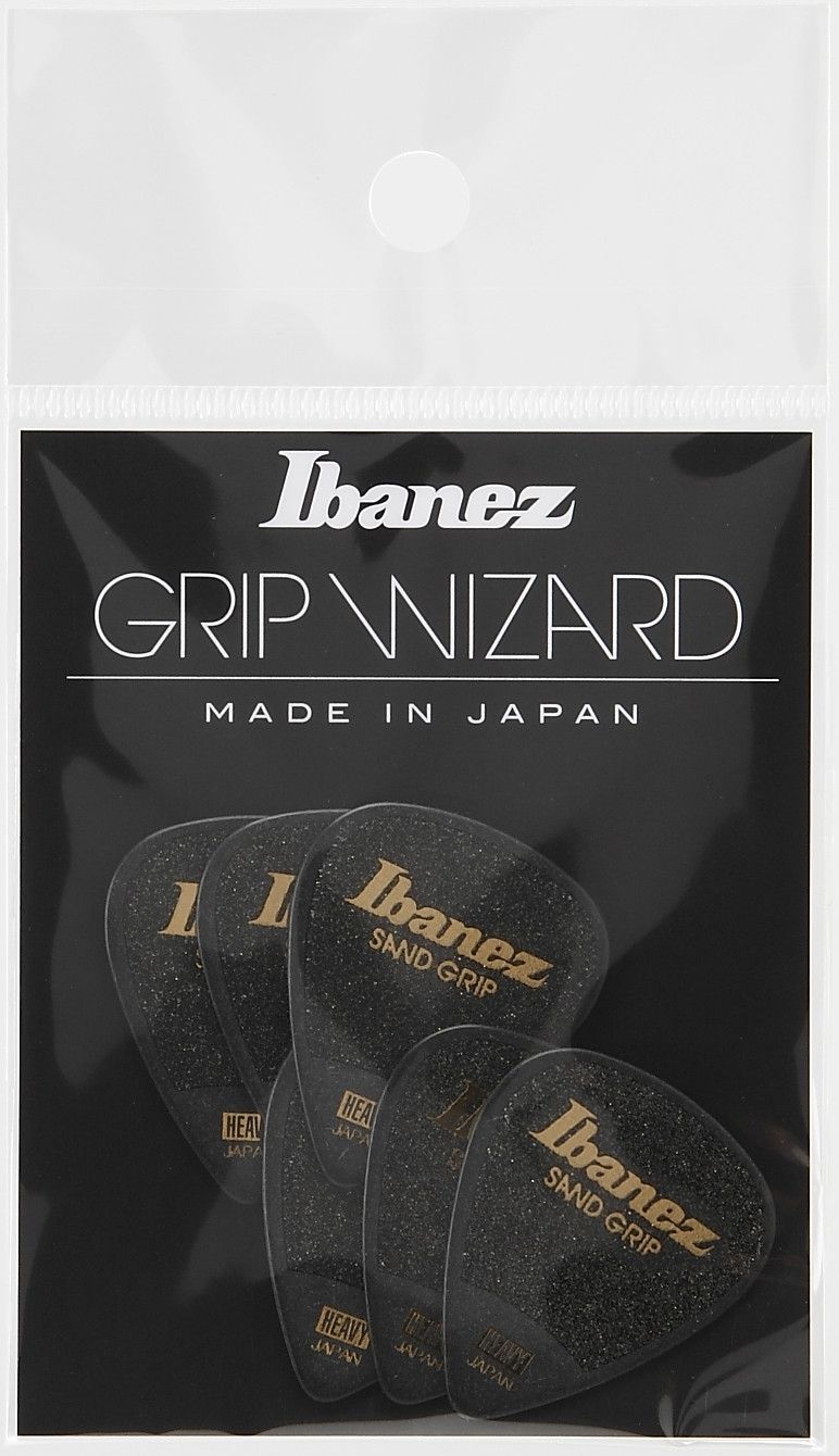 Ibanez Plektren Pack Sand Grip Hard Black - Bild 2