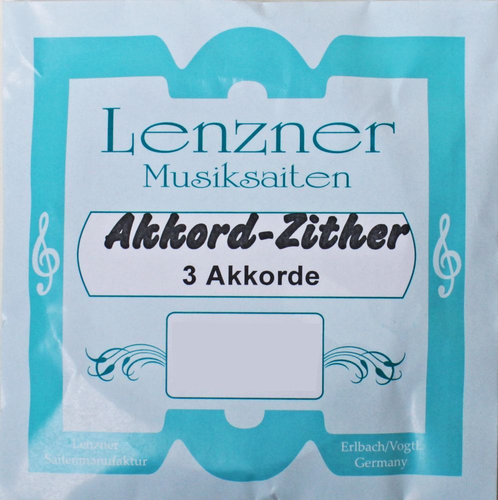Lenzner Zither-Saiten Akkordzither, original Saiten für 331/200-5  37 Saiten