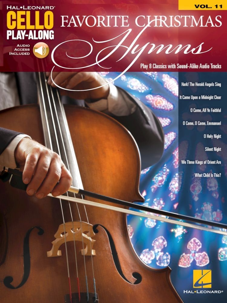 Noten Favorite Christmas Hymns 11 für Cello incl. Audio downloadcode HL278018