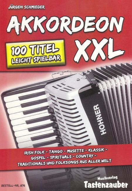 Noten Akkordeon XXL SCHMIEDER JÜRGEN TAST 876  - 100 Titel leicht spielbar_00006041_