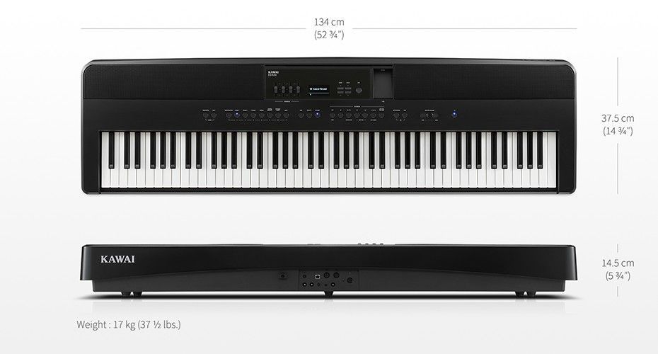 KAWAI VPC-1 Masterkeyboard, RM3 Grand Pro-Holztastaturmechanik, 