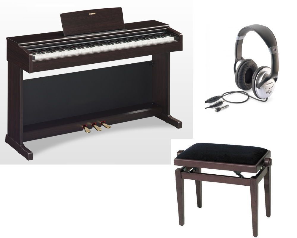 Yamaha ARIUS YDP-144R Set Digitalpiano mit Klavierbank und Kopfhörer