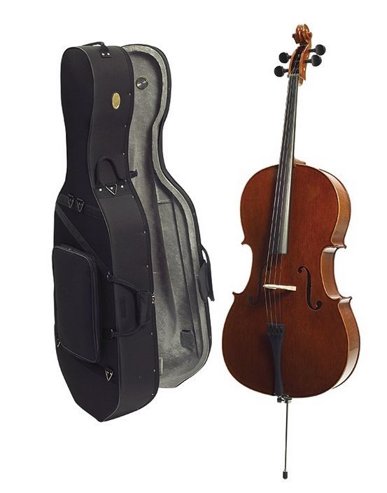 Stentor Cello 4/4 1586A  Conservatoire Ebenholzgriffbrett, Ebenholzwirbel