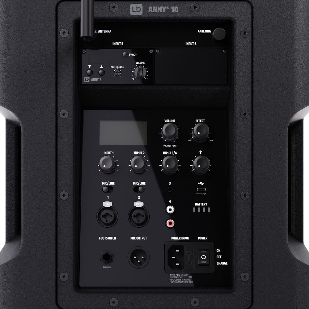 LD Systems ANNY 10 HHD B5 Akkubetriebene Bluetooth-Lautsprecherbox _00053420_