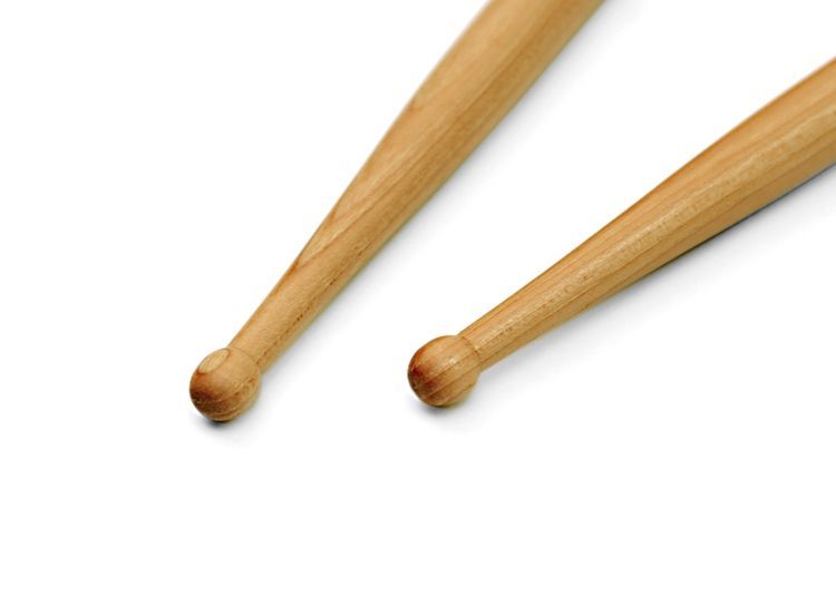 Rohema 5B Rounded Tip Hickory Drumsticks 61306