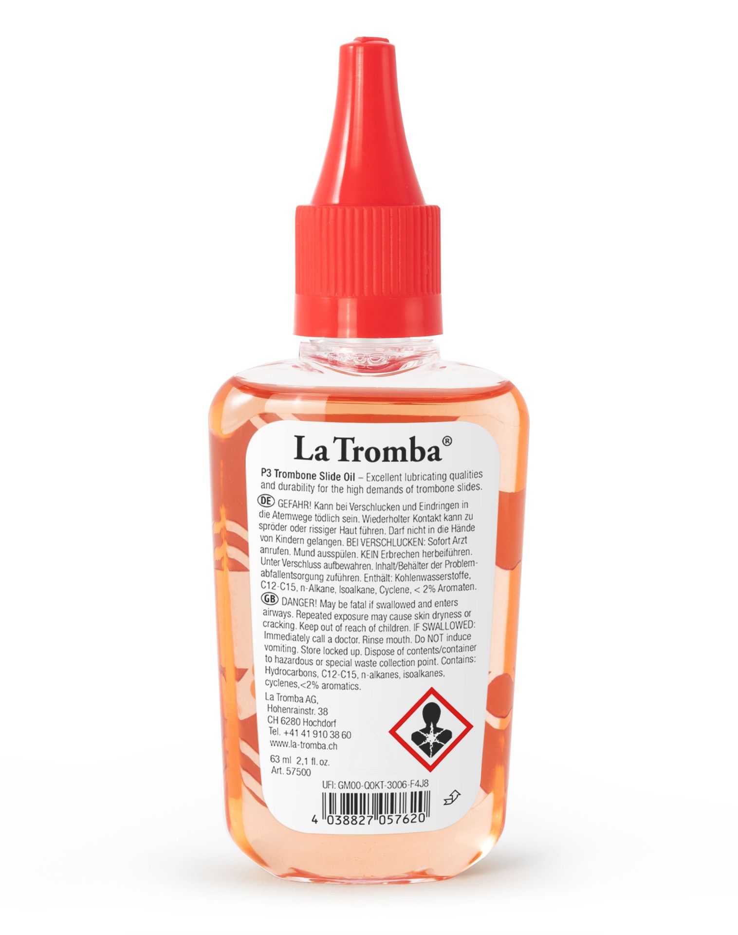 La Tromba P3 Posaunen-Zug-Öl , Slide Oil, 65 ml Flasche