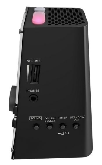 Korg KDM-3BK Digital-Metronom, großer Speaker, Volumenregler, 8 Metronomsounds