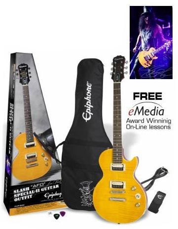 Epiphone Slash "AFD" Les Paul Special II E-Gitarre incl. Zubehörpaket  