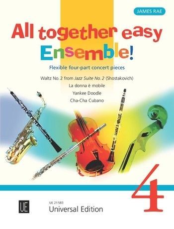 Noten All together easy Ensemble 4 für variable Besetzung James Rae UE 21583