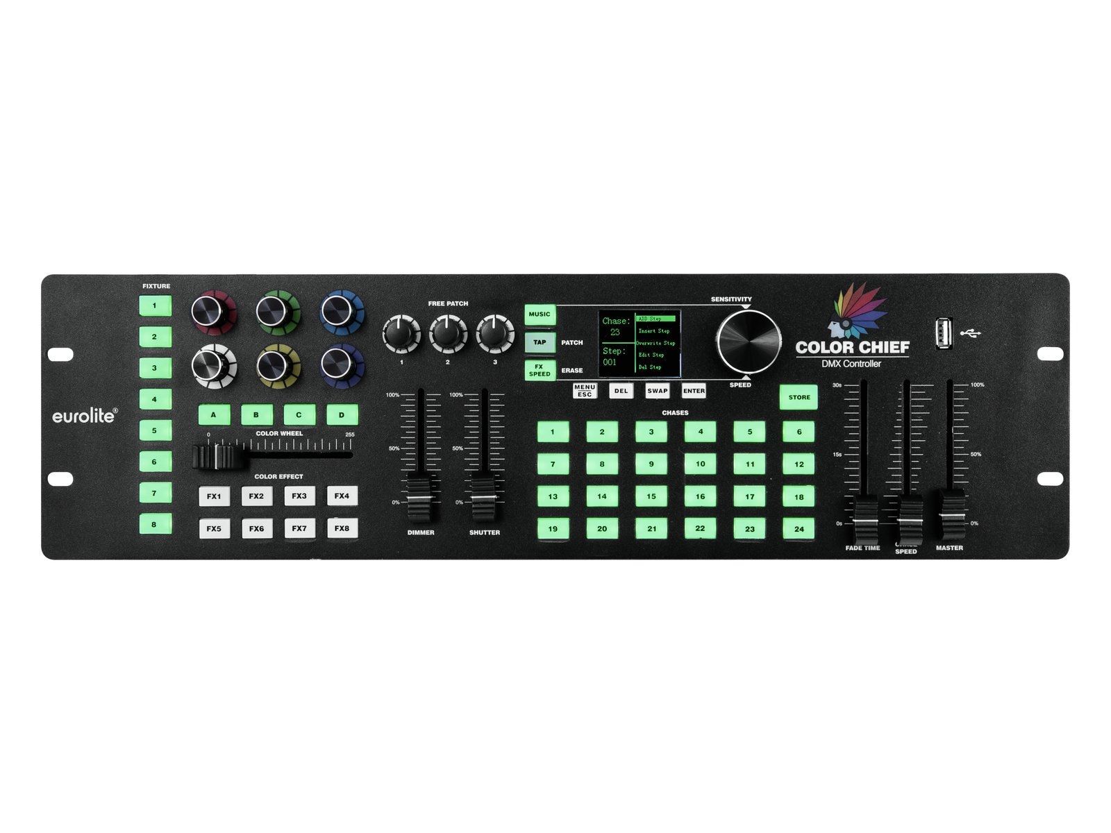 EUROLITE DMX LED Color Chief Controller DMX-Lichtmixer mit innovativer Steuerung_00040156_