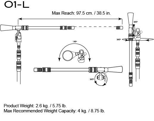 Triad-Orbit Orbit O1-L Mikrofonstativarm - Galgen 