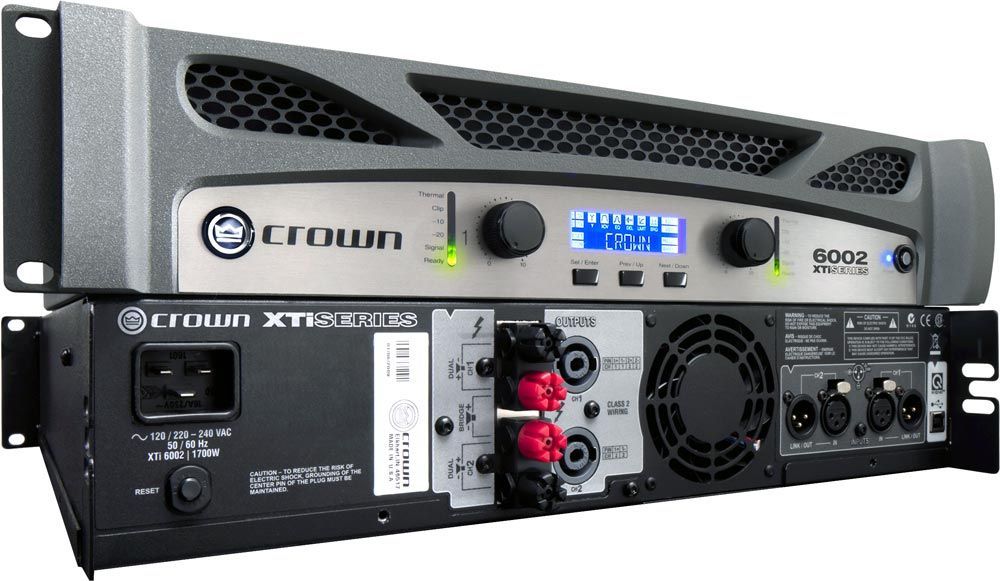 Crown XTI 2002 Endstufe mit digitalem Signalprozessor 2x 800 Watt 2000Watt 