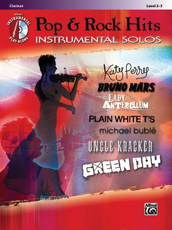 Noten Pop & Rock hits instrumental solos incl. CD ALF 37418 Klarinette clarinet