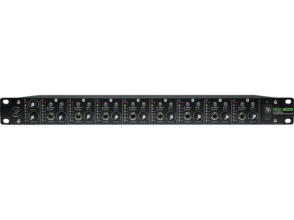 Mackie HM-800 8-Kanal Kopfhörerverstärker 19" 1 HE_00040108_