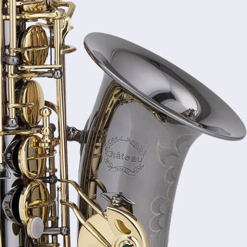 Chateau Altsaxophon CAS50BL, Powerbell Schallstück, Black Chrome / GL Chateau Altsaxophon CAS50BL, Powerbell Schallstück, Black Chrome / GL